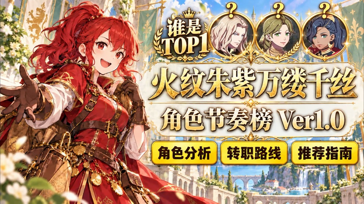 【火焰纹章】全角色分析与推荐指南！角色节奏榜 Ver1.0 视频封面